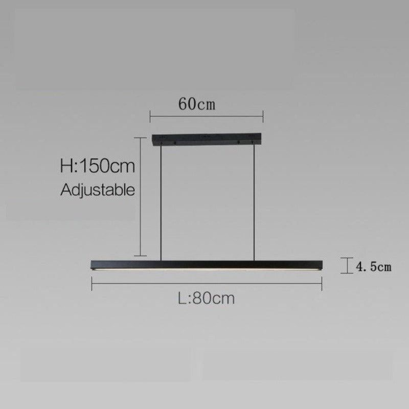 Nova Nordic Chandelier Dark Minimalist Modern Light