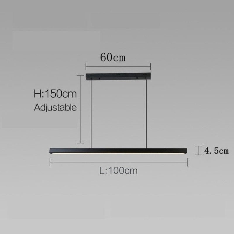 Nova Nordic Chandelier Dark Minimalist Modern Light