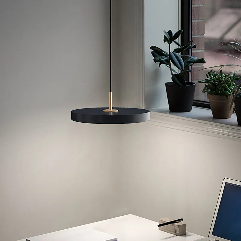 AsterLux UFO Metal LED Pendant Lamp for Modern Interiors