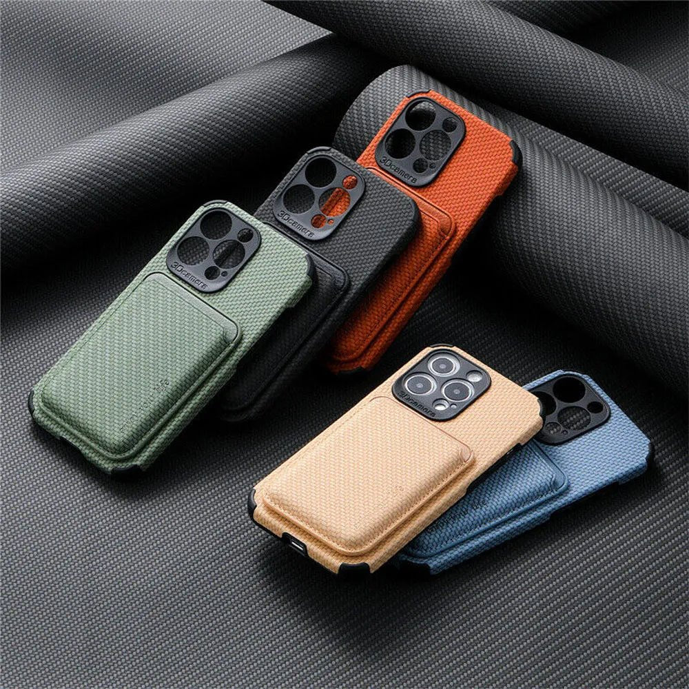 AeroGuard Carbon Fiber Cover med Premium Overflade til iPhone 14 Pro og 13
