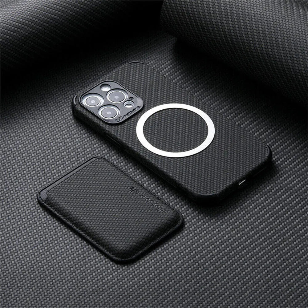 AeroGuard Carbon Fiber Case With Premium Surface For iPhone 14 Pro And 13