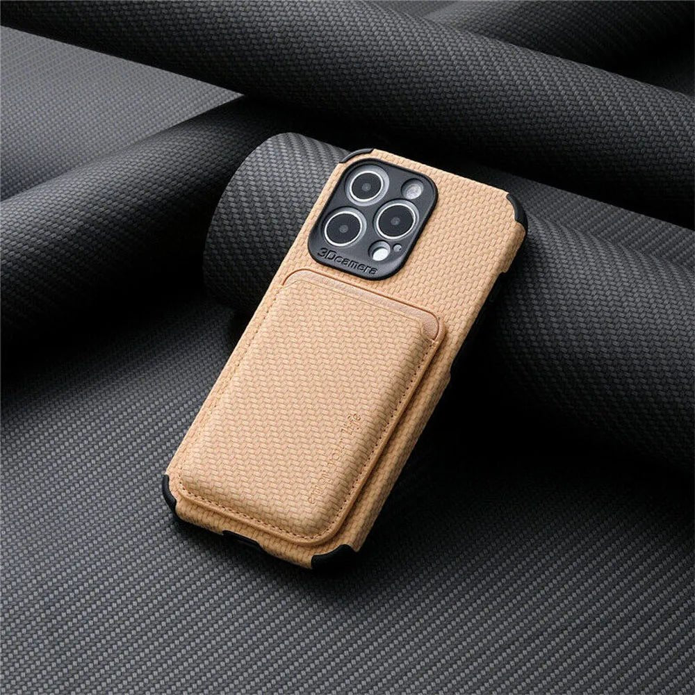 AeroGuard Carbon Fiber Cover med Premium Overflade til iPhone 14 Pro og 13