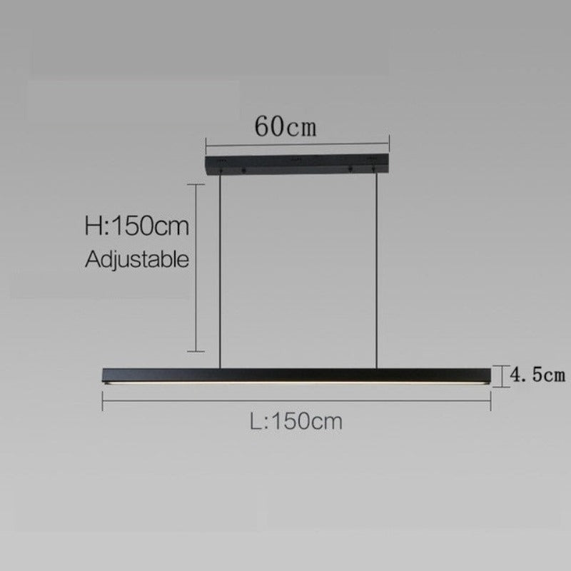Nova Nordic Chandelier Dark Minimalist Modern Light