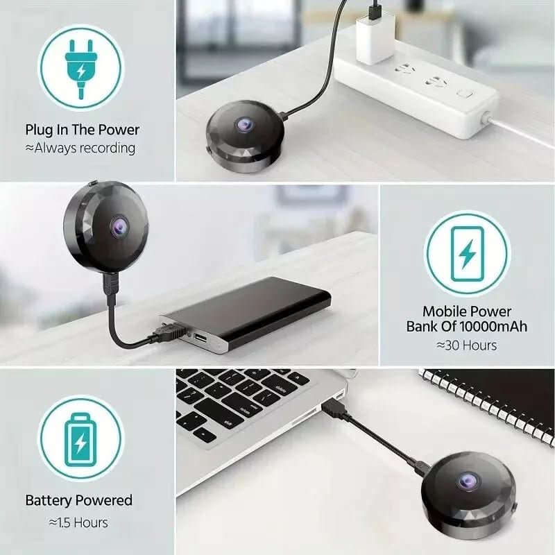 NovaMini Magnetic WiFi Security Camera 1080P HD Night Vision And Motion Detector