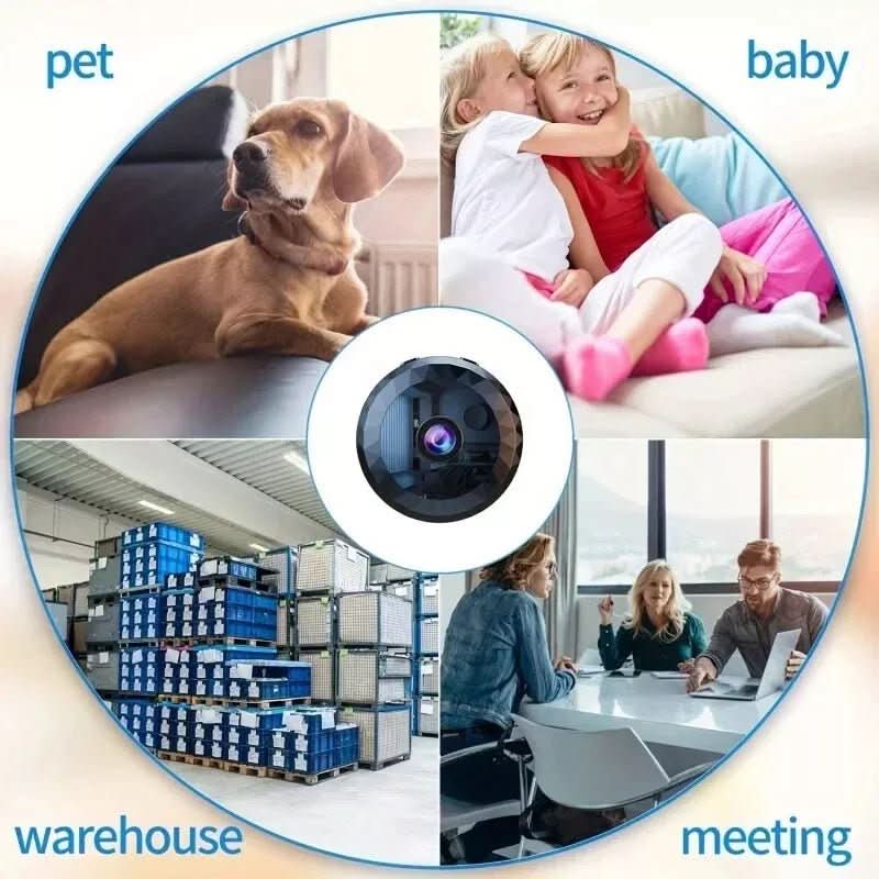 NovaMini Magnetic WiFi Security Camera 1080P HD Night Vision And Motion Detector