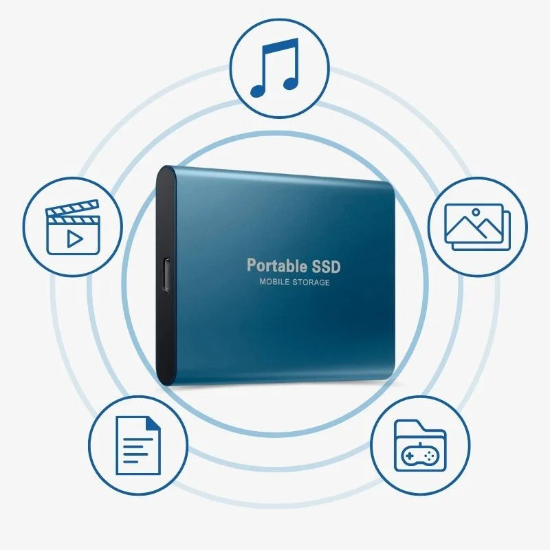 Externí SSD v hliníkovém pouzdře, 1TB až 30TB, rychlosti až 1050 MB za sekundu