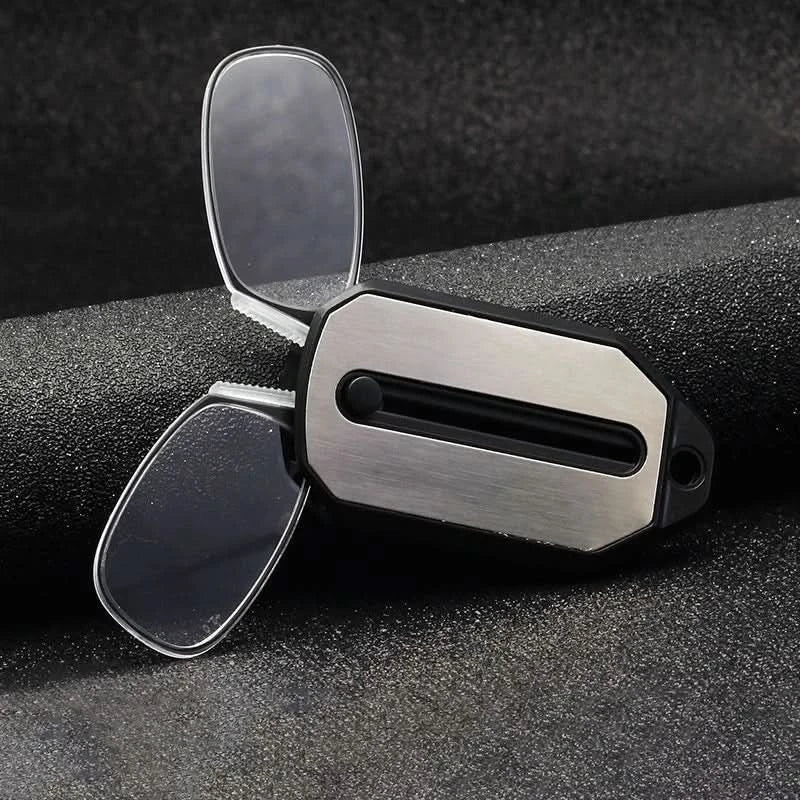 LumenSure Foldable Reading Glasses Without Temples, Ultralight And Portable
