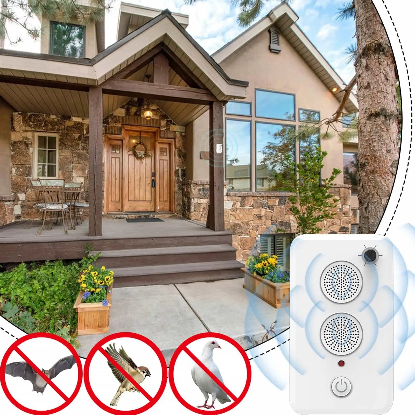 Adjustable Ultrasonic Repeller for Wildlife