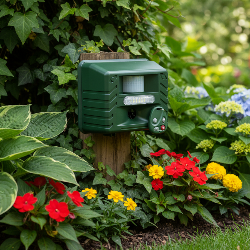 Solar Bird Repeller for Yards, Patios & Lawns