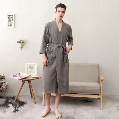 CloudWeave Unisex Waffle Bathrobe Made From 100 Percent Cotton