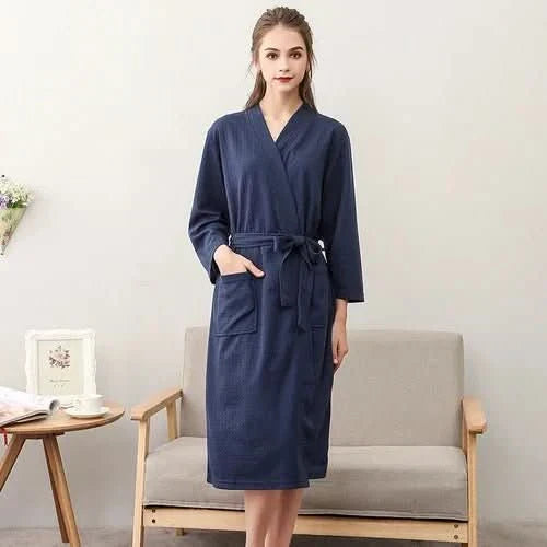 CloudWeave Unisex Waffle Bathrobe Made From 100 Percent Cotton