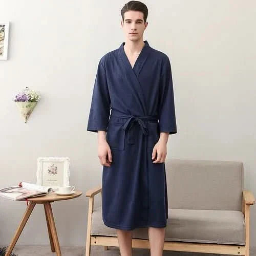 CloudWeave Unisex Waffle Bathrobe Made From 100 Percent Cotton