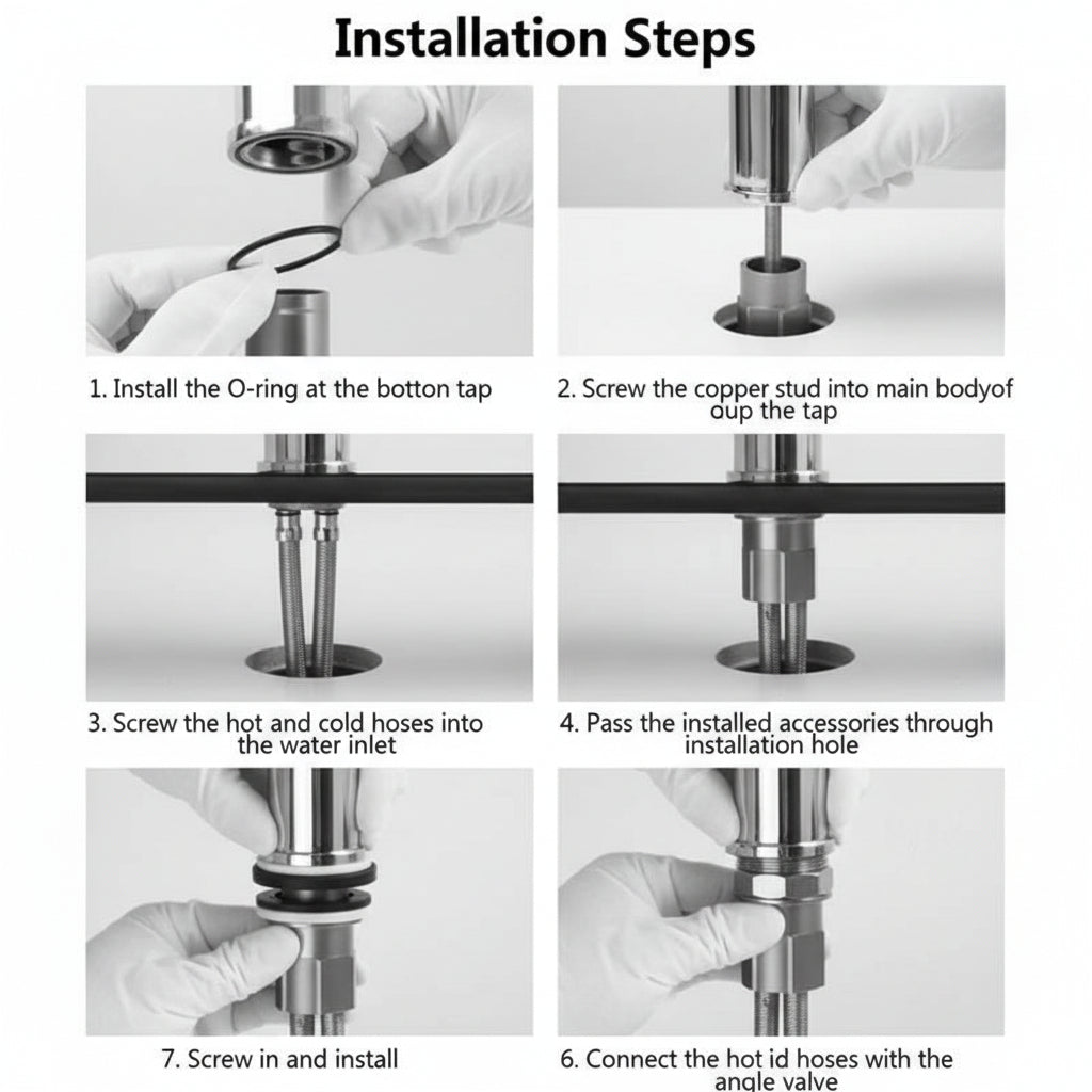 360° Faucet Sprayer Attachment