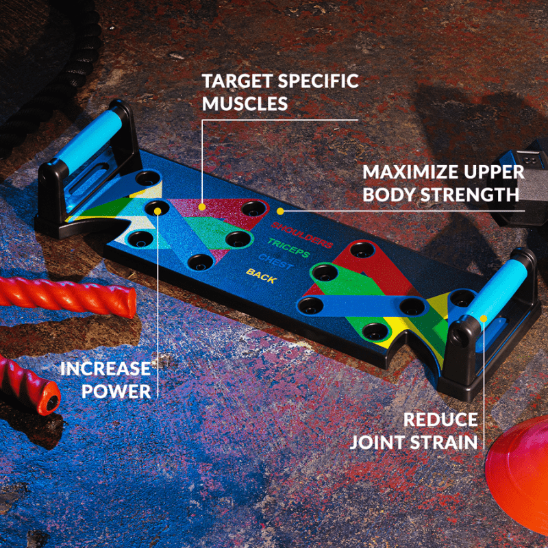 AeroPush Pro Ergonomic Push-Up Machine for Targeted Upper Body Training