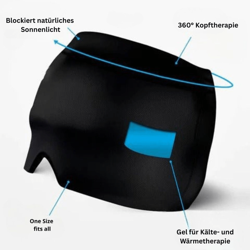 Maschera HeadEase per Emicrania e Mal di Testa con Terapia a Freddo e Caldo
