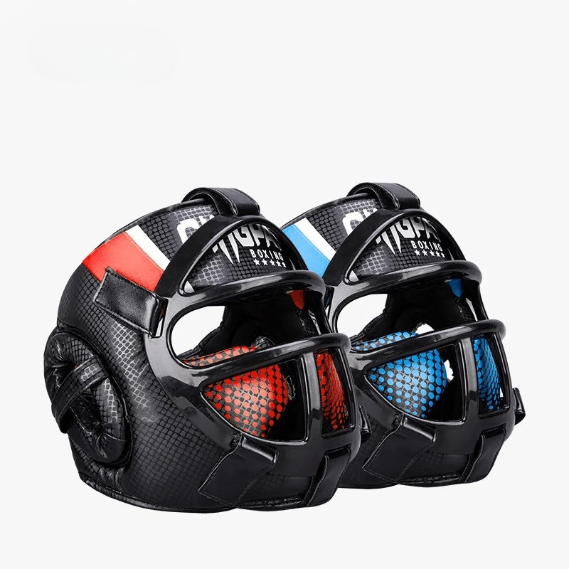 AeroGuard Casco Protettivo Premium con Maschera per Arti Marziali