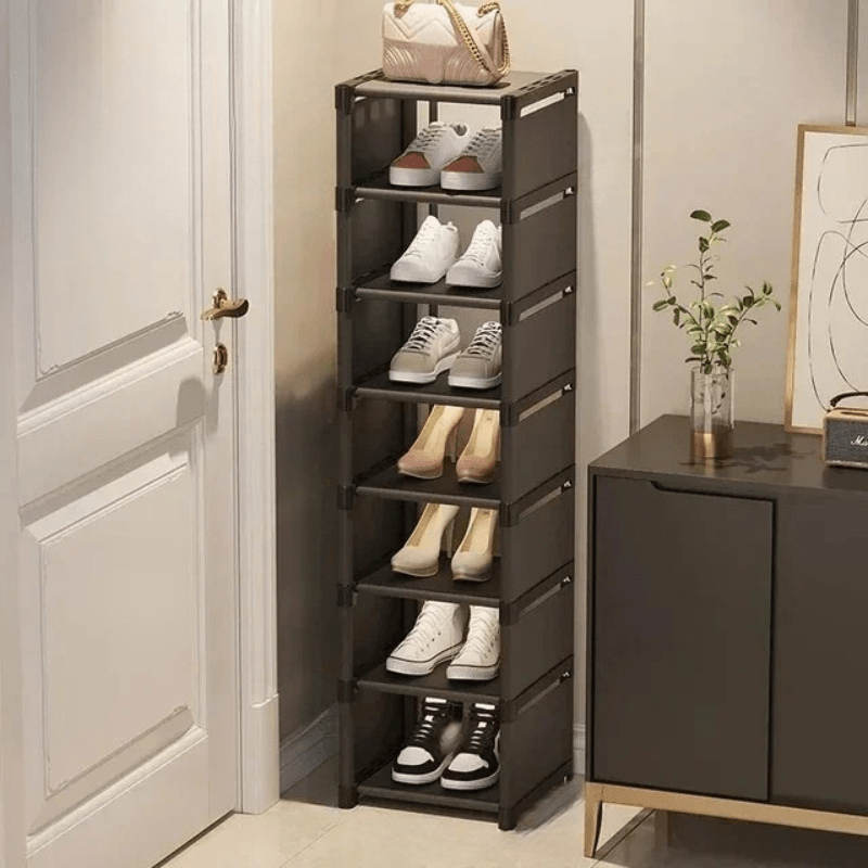 Corner Saver Stackable Shoe Rack For Small Spaces And Corners