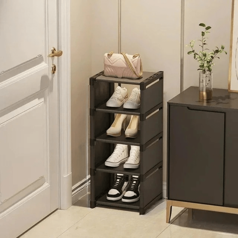 Corner Saver Stackable Shoe Rack For Small Spaces And Corners