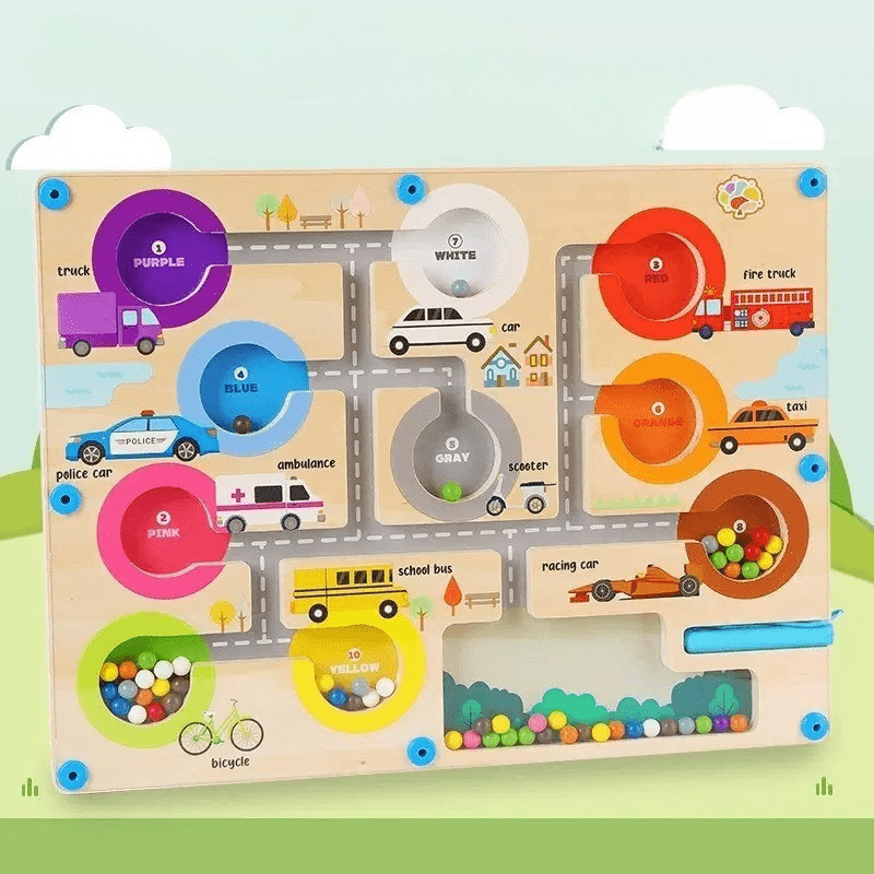 HueQuest Magnetic Color and Number Game for Kids Aged 3 and Up