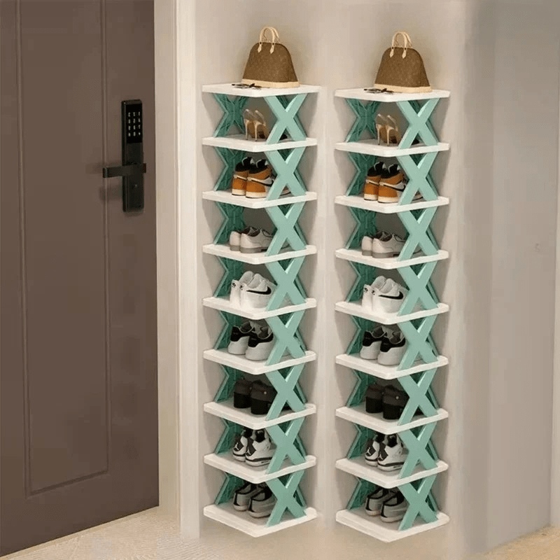 Space-Saving Shoe Organizer With Multi-Layer Storage For Bedroom And Hallway