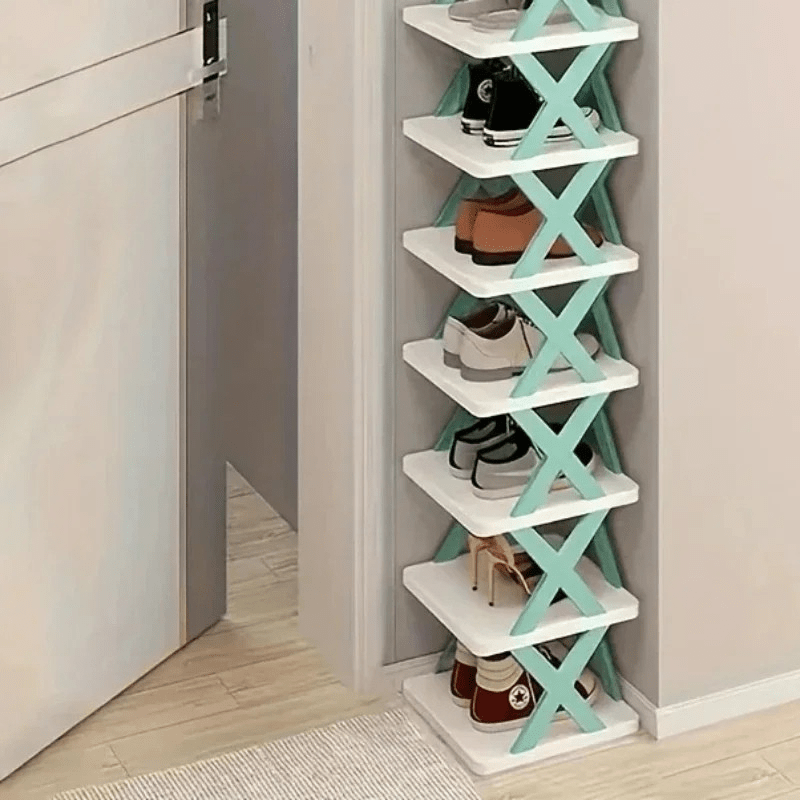 Space-Saving Shoe Organizer With Multi-Layer Storage For Bedroom And Hallway