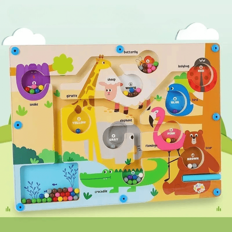 HueQuest Magnetic Color and Number Game for Kids Aged 3 and Up