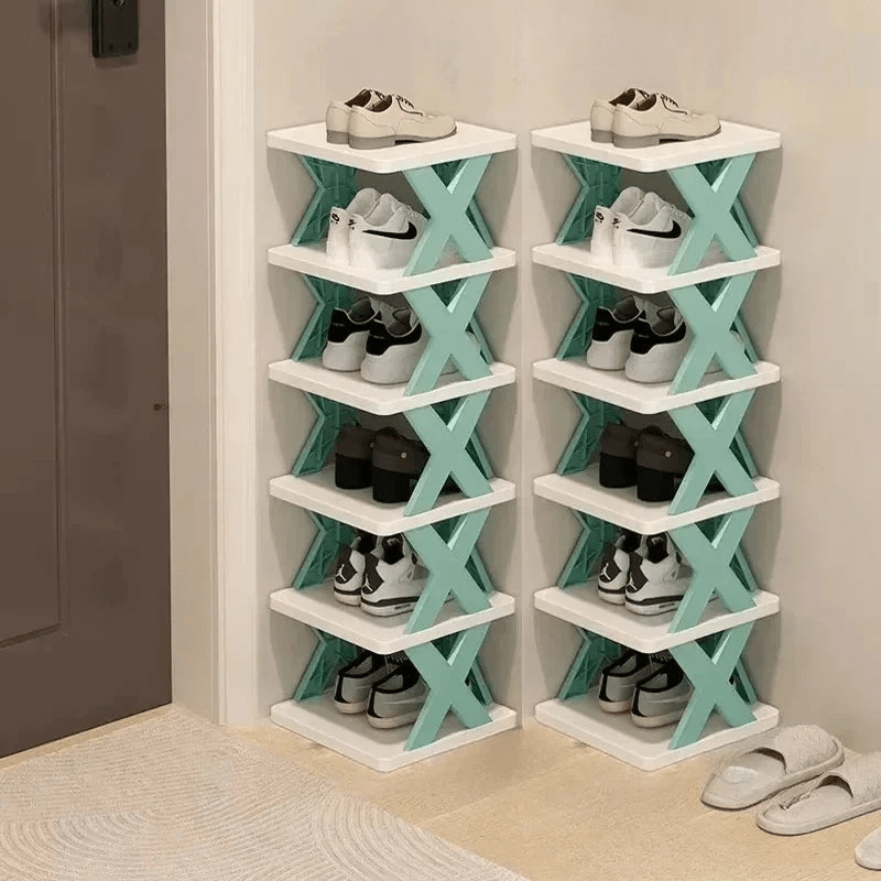 Space-Saving Shoe Organizer With Multi-Layer Storage For Bedroom And Hallway