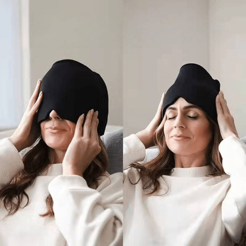 Maschera HeadEase per Emicrania e Mal di Testa con Terapia a Freddo e Caldo