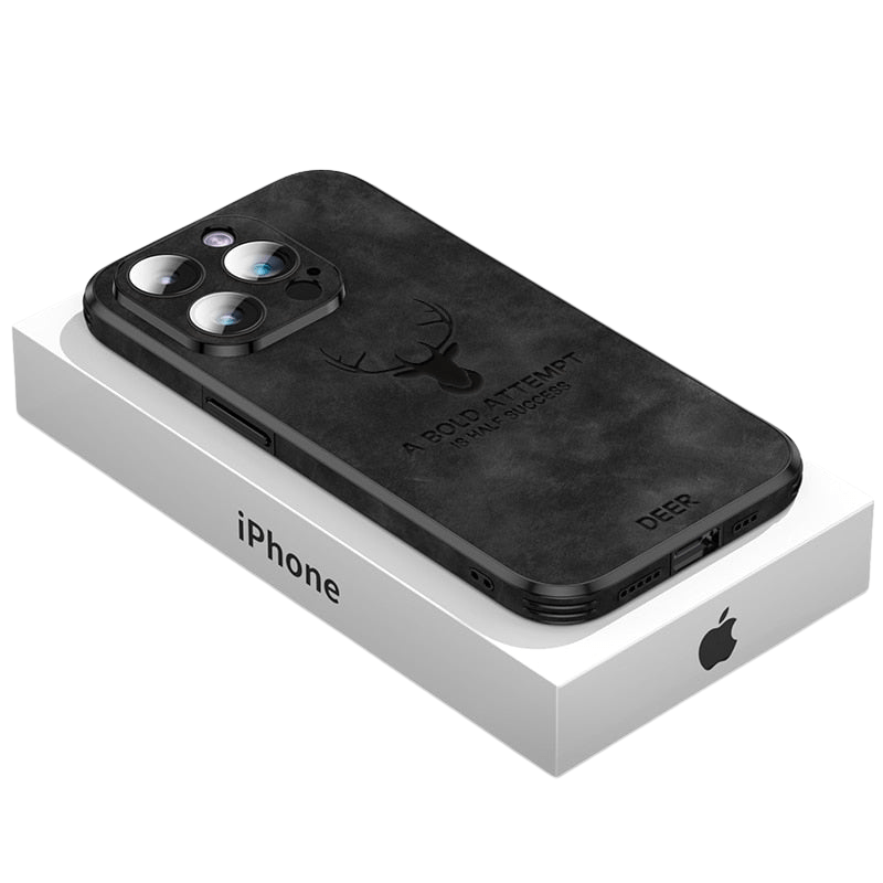 Leather iPhone Case With Shock Protection And Elegant Design From VelourGuard