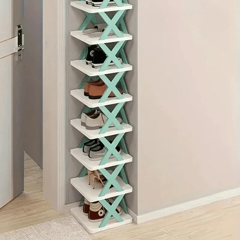 Space-Saving Shoe Organizer With Multi-Layer Storage For Bedroom And Hallway