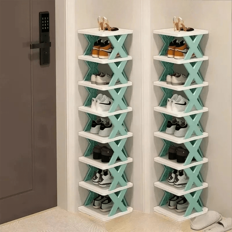 Space-Saving Shoe Organizer With Multi-Layer Storage For Bedroom And Hallway