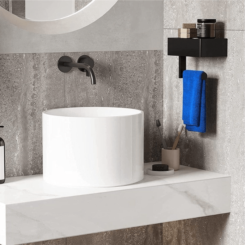 NexaLux Stainless Steel Toilet Paper Holder With Storage Compartment