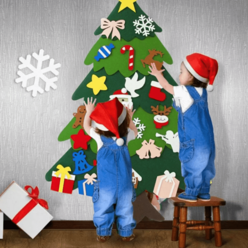BrightTree tvořivý DIY vánoční stromek pro děti – učte se hravě a kreativně