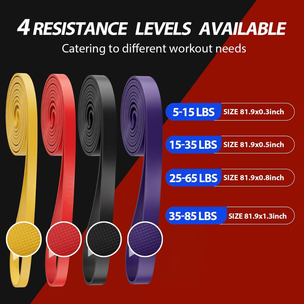 FlexPro Resistance Band Set For Pull Ups And Strength Training