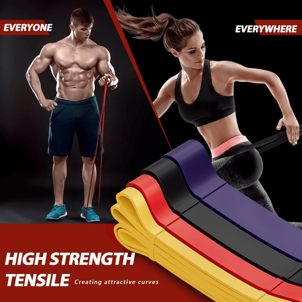 FlexPro Resistance Band Set For Pull Ups And Strength Training