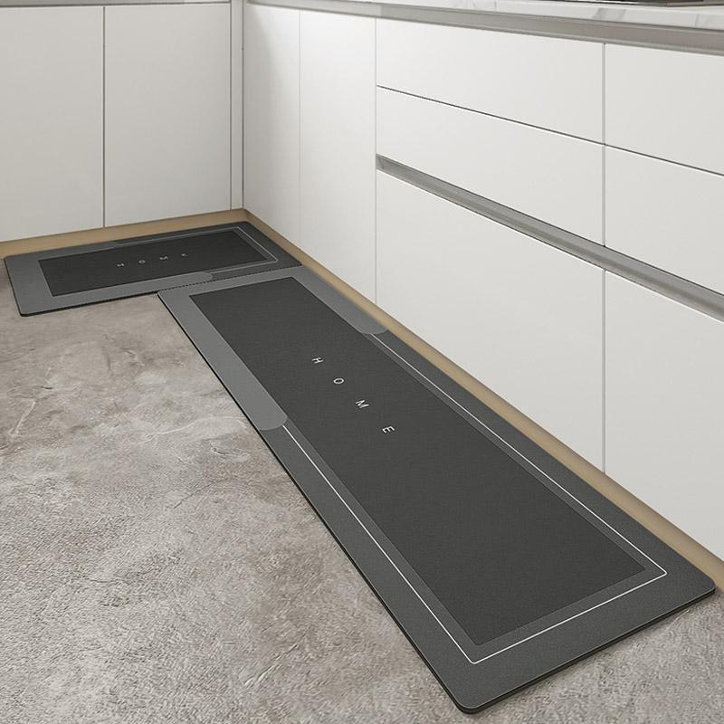 Non-Slip Absorbent Rug For Kitchen And Bath With Entry Runner