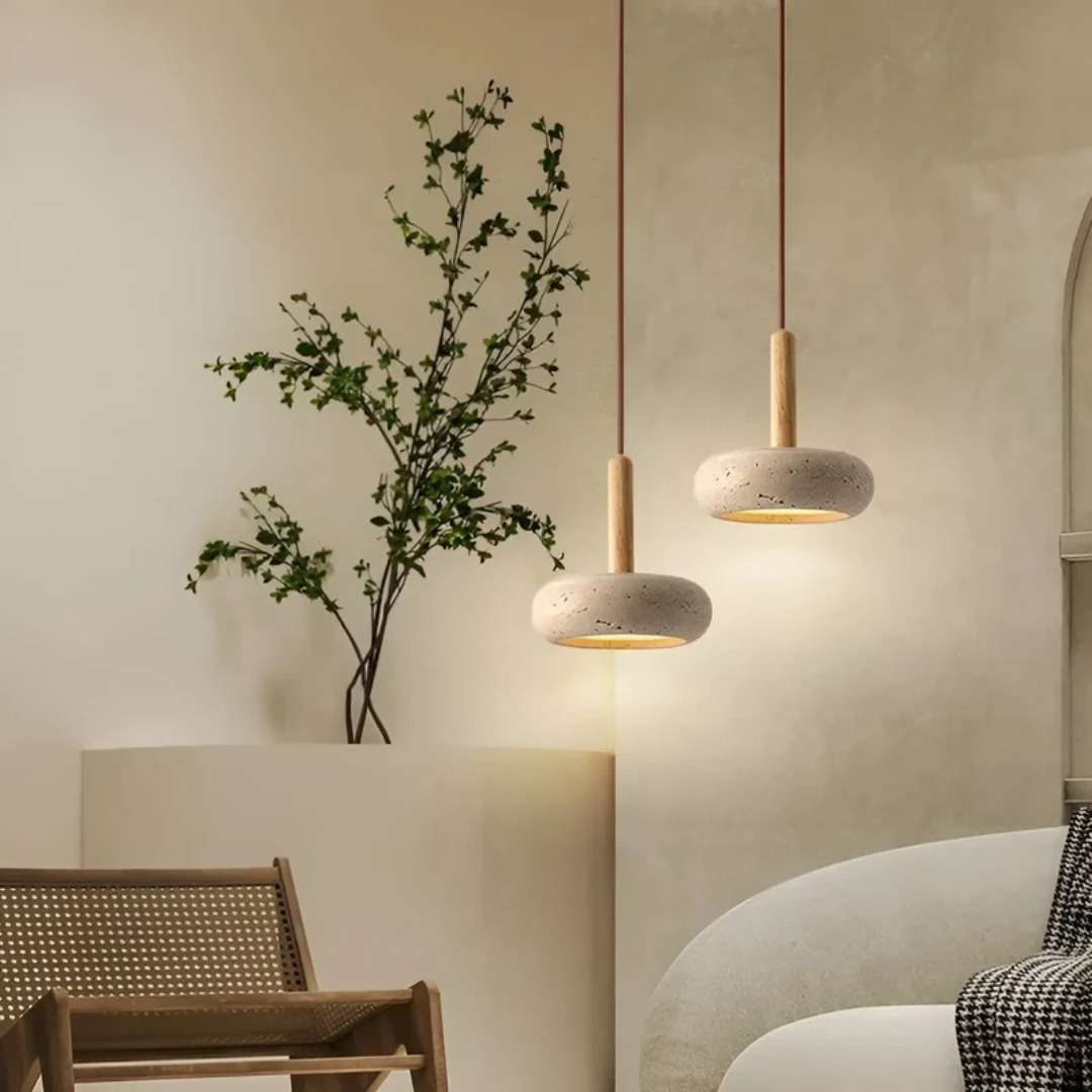 Závěsné svítidlo Yumeko s nastavitelným stropem LED v retro japonském stylu
