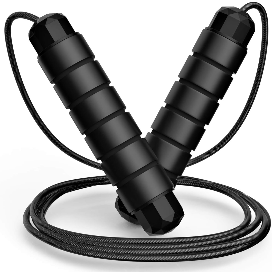 VeloJump Adjustable Jump Rope With Tangle-Proof Technology