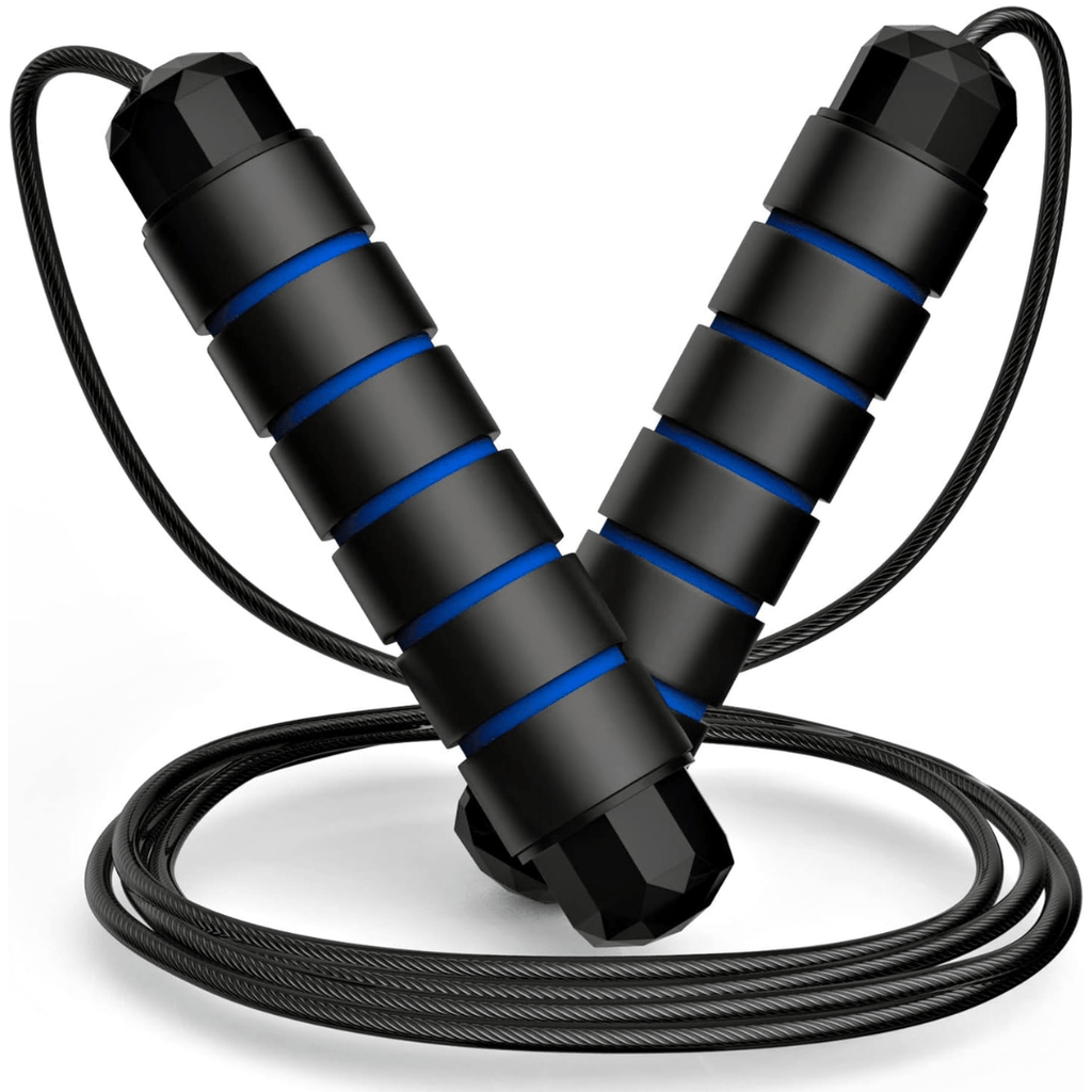 VeloJump Adjustable Jump Rope With Tangle-Proof Technology