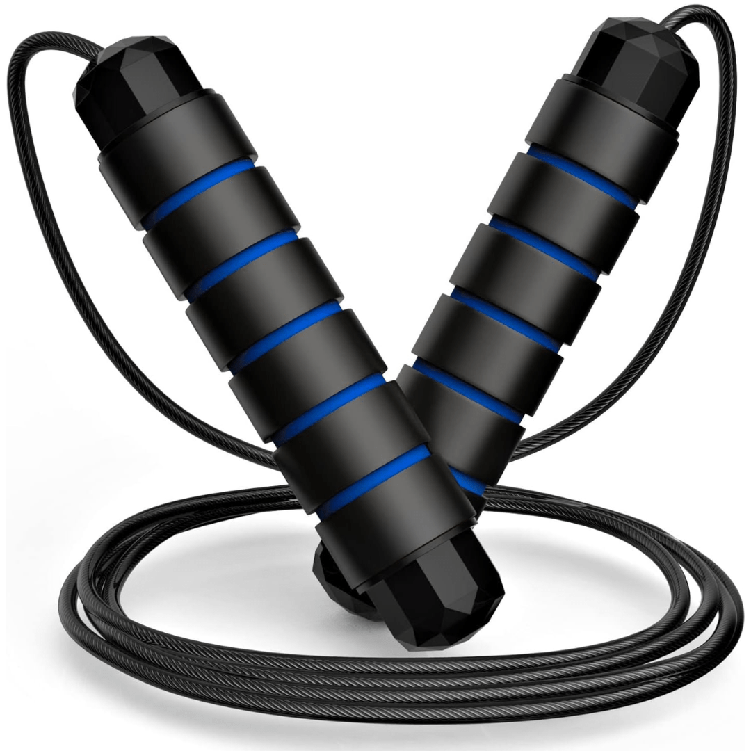 VeloJump Adjustable Jump Rope With Tangle-Proof Technology