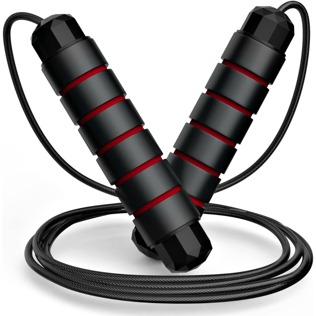 VeloJump Adjustable Jump Rope With Tangle-Proof Technology