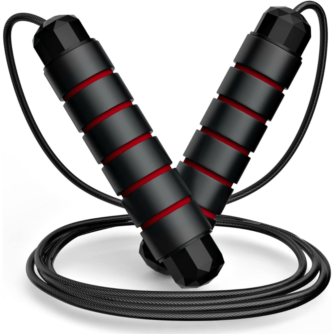 VeloJump Adjustable Jump Rope With Tangle-Proof Technology