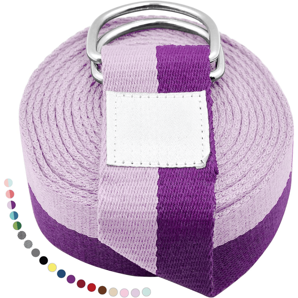 FlexEase Adjustable Yoga Strap For Stretching And Flexibility