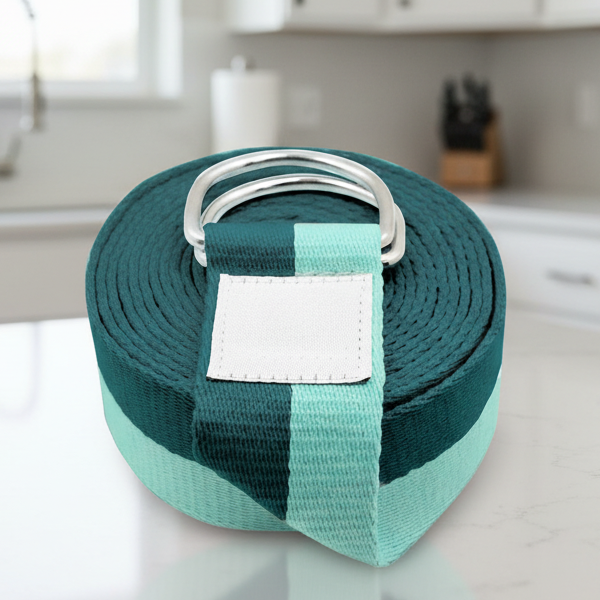 FlexEase Adjustable Yoga Strap For Stretching And Flexibility