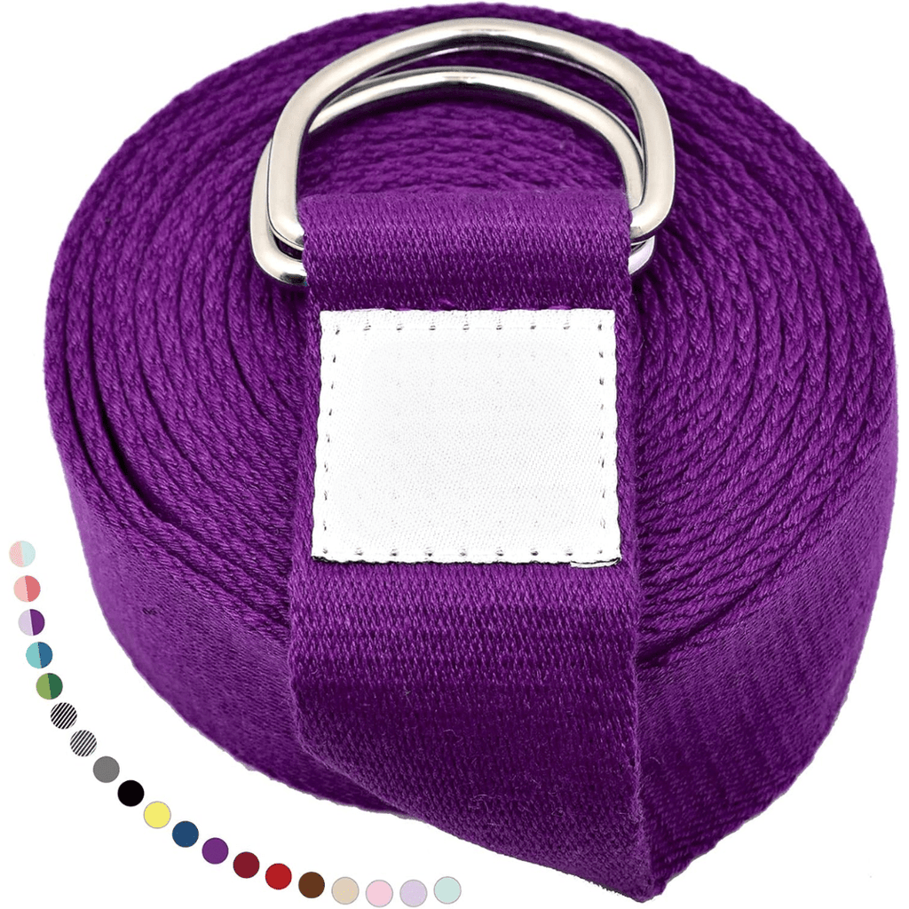 FlexEase Adjustable Yoga Strap For Stretching And Flexibility