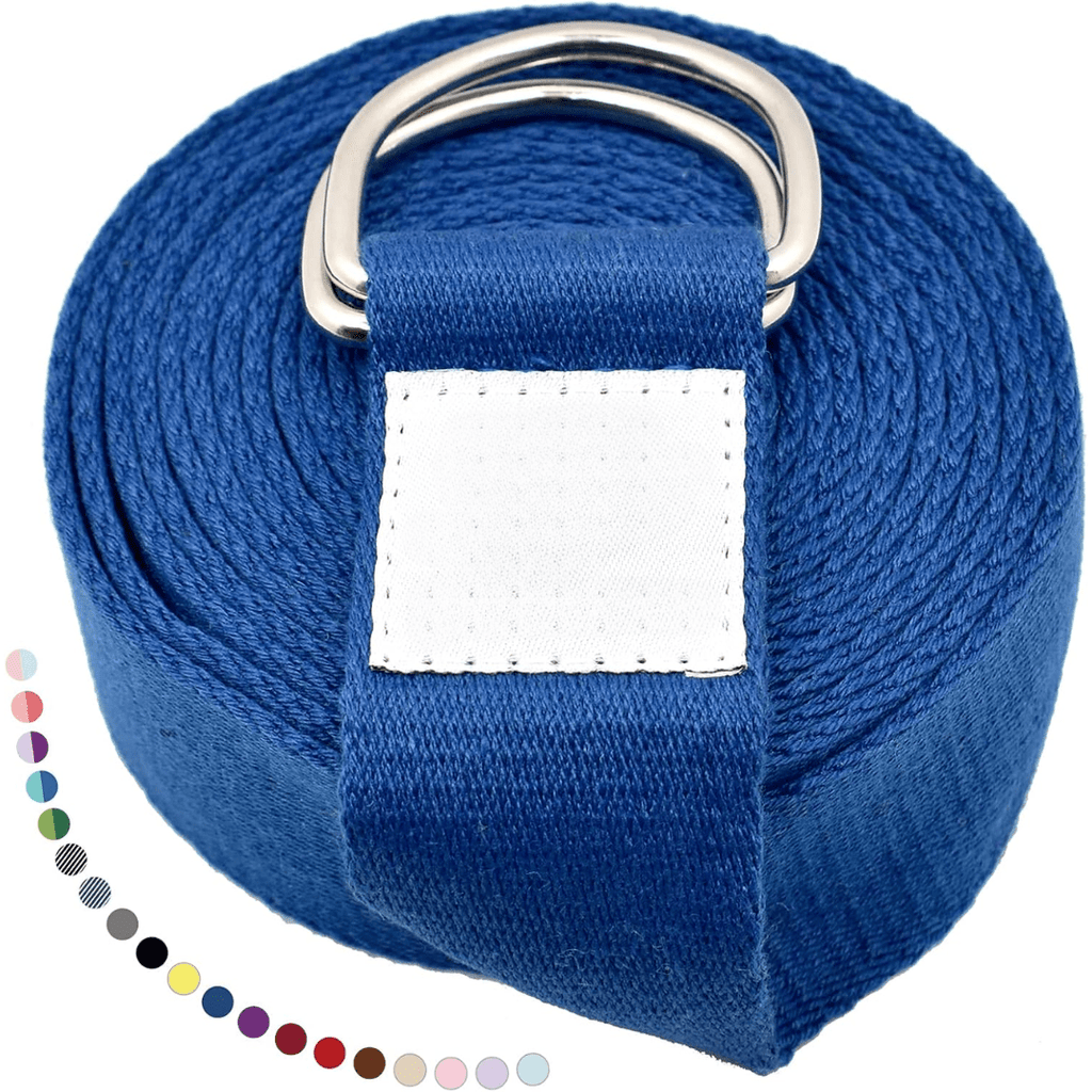 FlexEase Adjustable Yoga Strap For Stretching And Flexibility