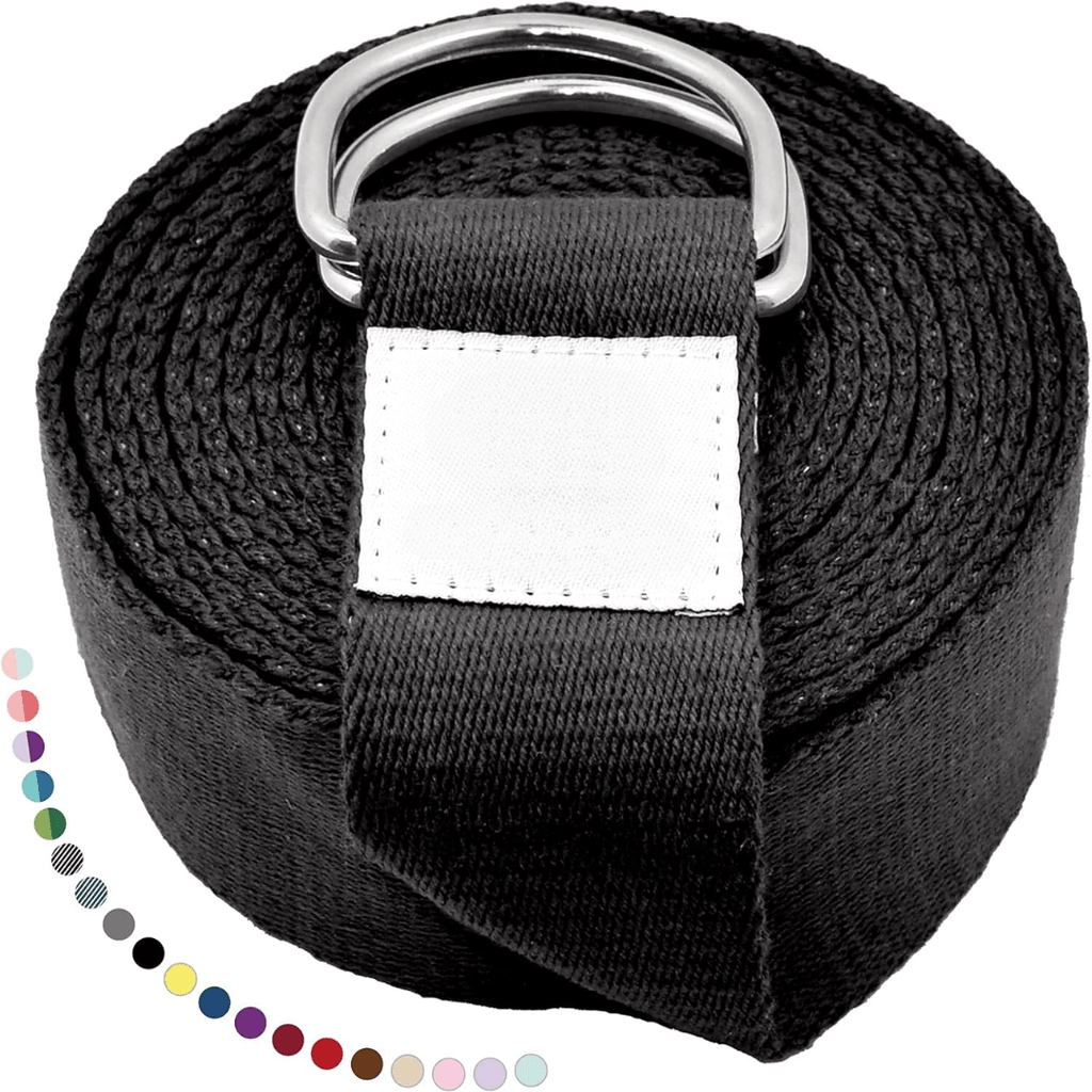 FlexEase Adjustable Yoga Strap For Stretching And Flexibility