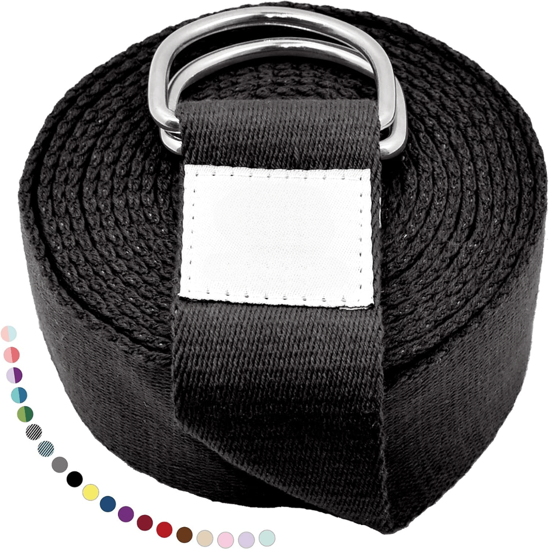 FlexEase Adjustable Yoga Strap For Stretching And Flexibility