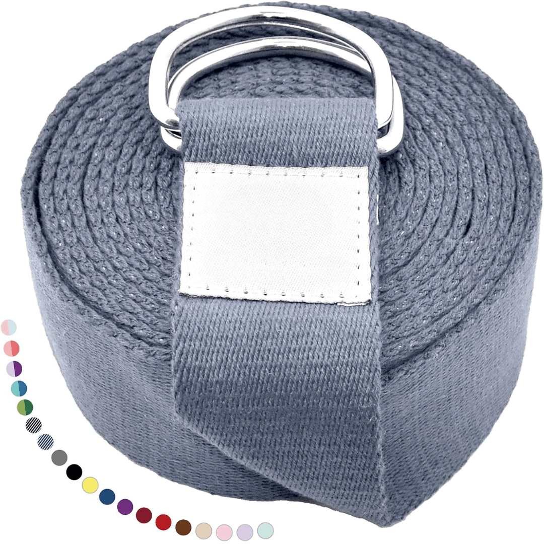 FlexEase Adjustable Yoga Strap For Stretching And Flexibility