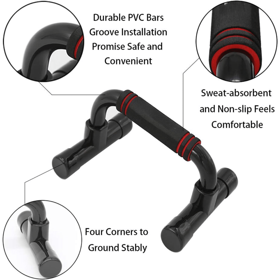 NovaGrip Push-Up Bars - Ergonomic Handles for Joint-Friendly Training
